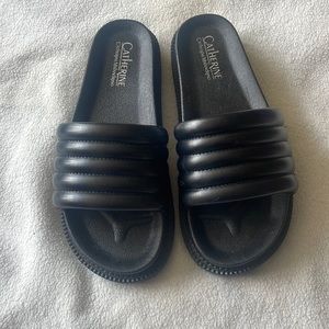 Catherine Malandrino Black slides size 8